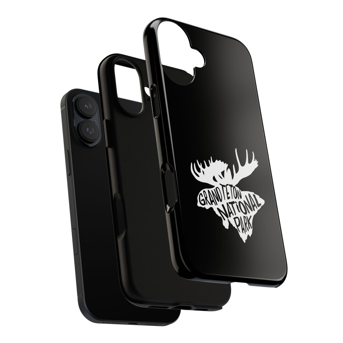Grand Teton National Park Phone Case - Moose Design