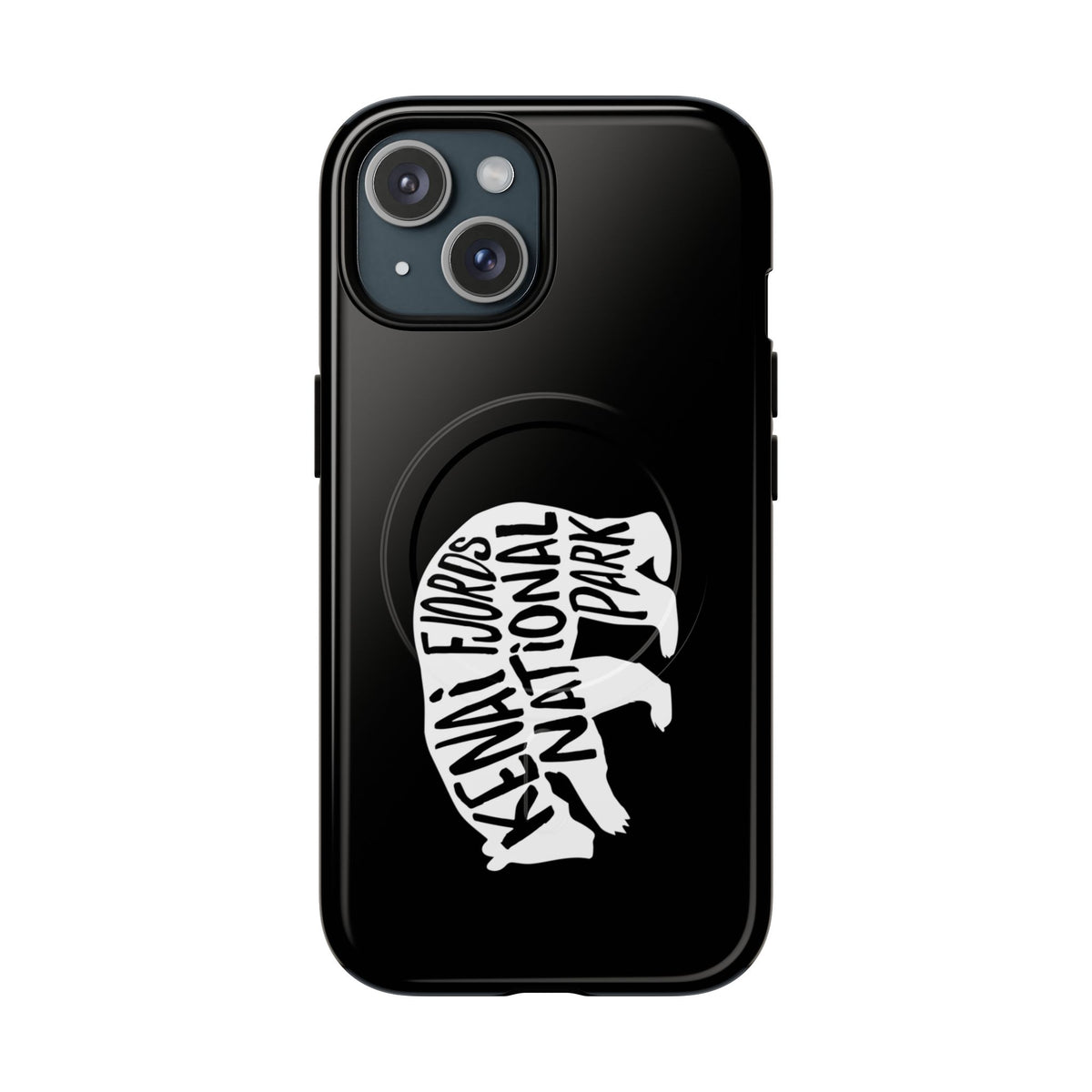 Kenai Fjords National Park iPhone Case with MagSafe - Grizzly Bear Design