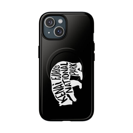 Kenai Fjords National Park iPhone Case with MagSafe - Grizzly Bear Design