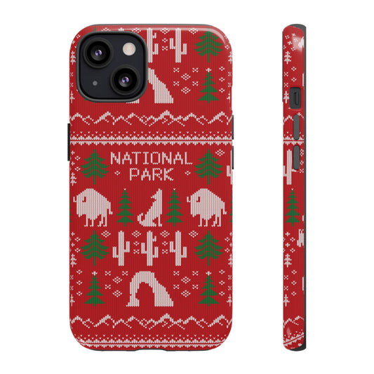 National Park Phone Case - Fair Isle Pattern