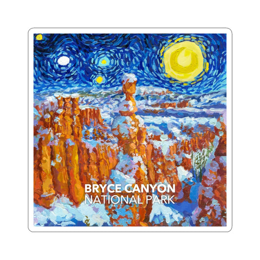 Bryce Canyon National Park Sticker - The Starry Night