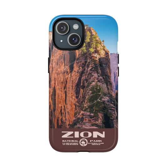 Zion National Park iPhone Case with MagSafe - Angels Landing Trail