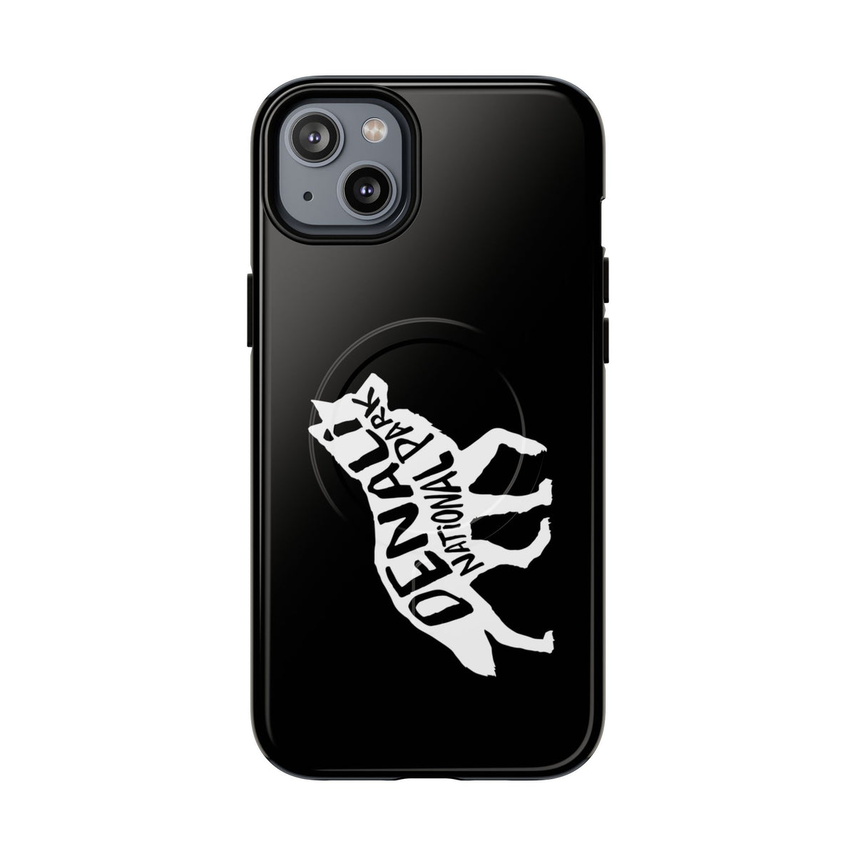 Denali National Park iPhone Case with MagSafe - Wolf Design