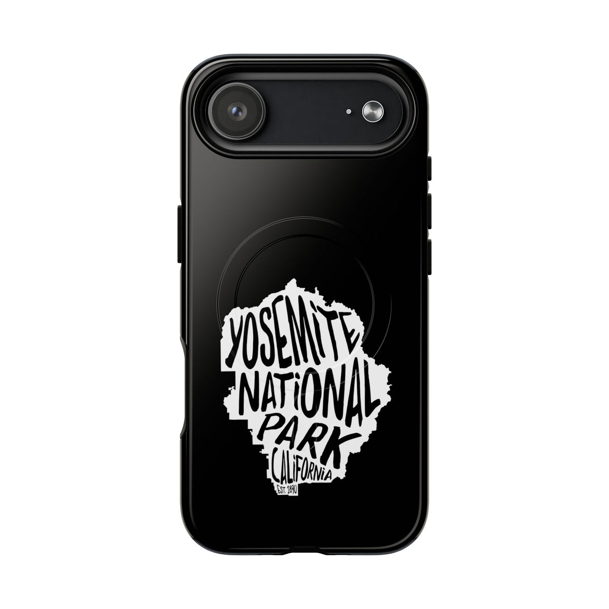 Yosemite National Park iPhone Case with MagSafe - Map Design