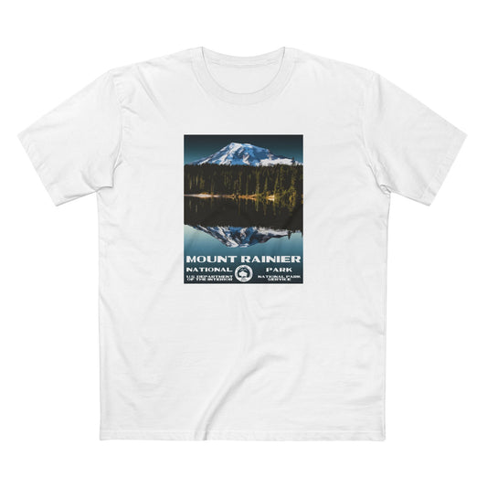 Mount Rainier National Park T-Shirt in White