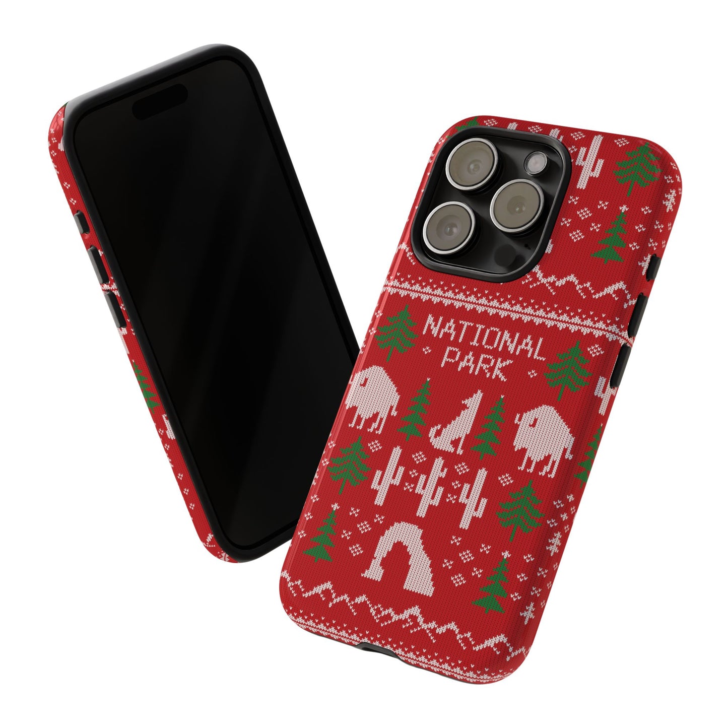 National Park Phone Case - Fair Isle Pattern