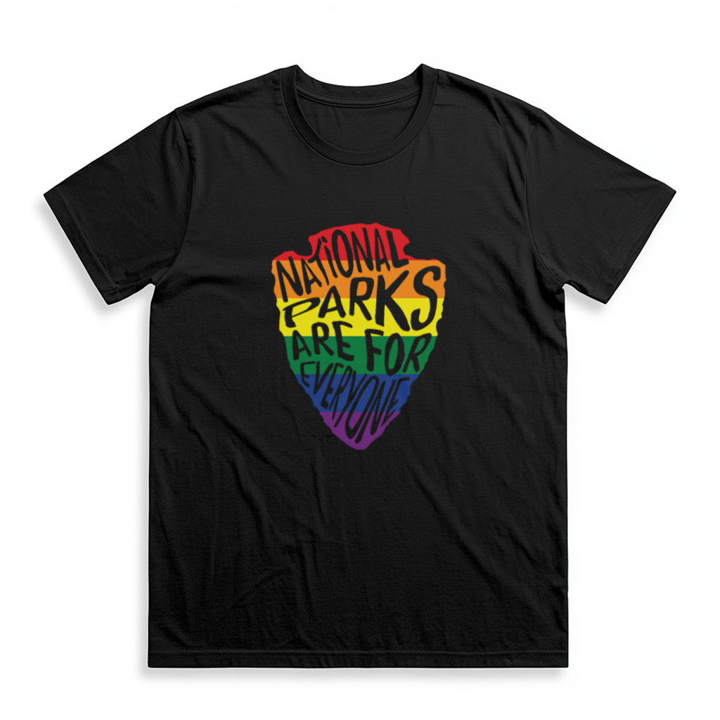 National Parks Are For Everyone T-Shirt in Black