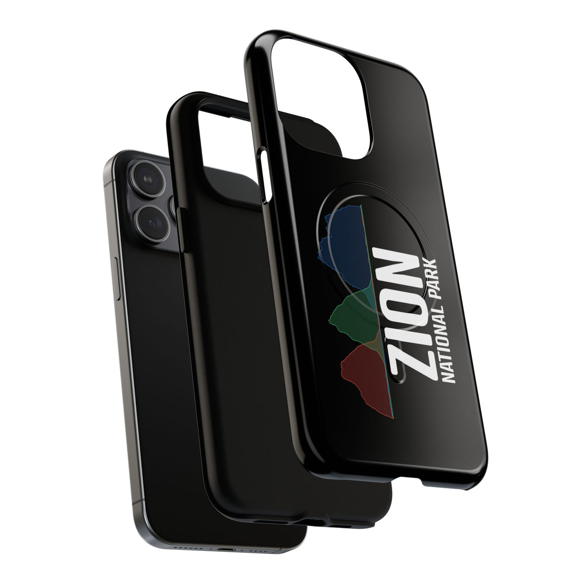 Zion National Park iPhone Case with MagSafe - Histogram Design