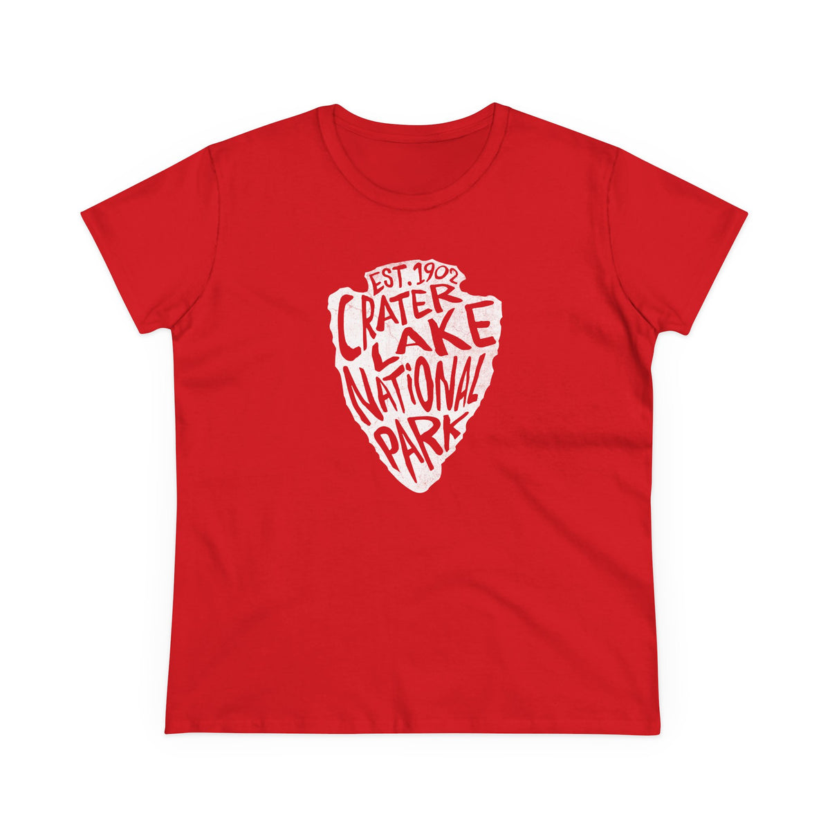 Crater Lake National Park Women's T-Shirt - Arrowhead Design