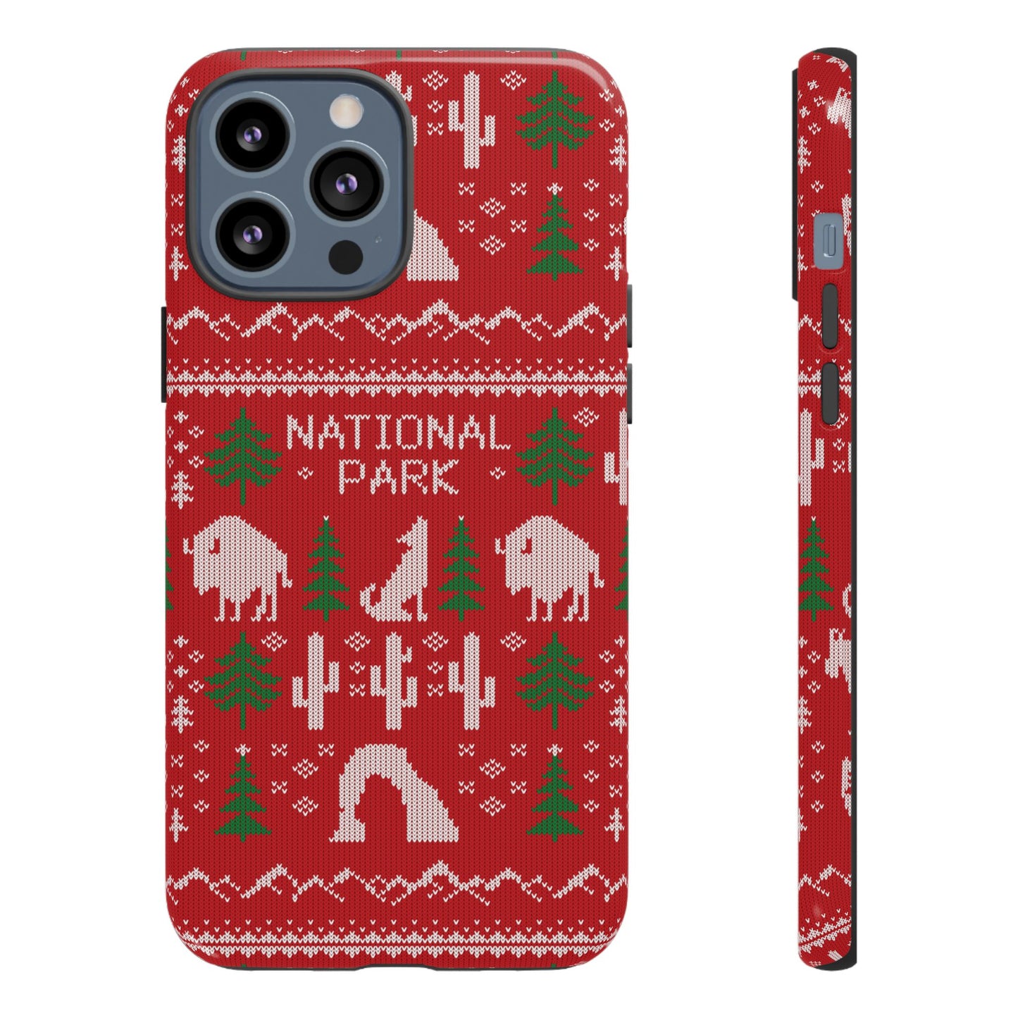 National Park Phone Case - Fair Isle Pattern