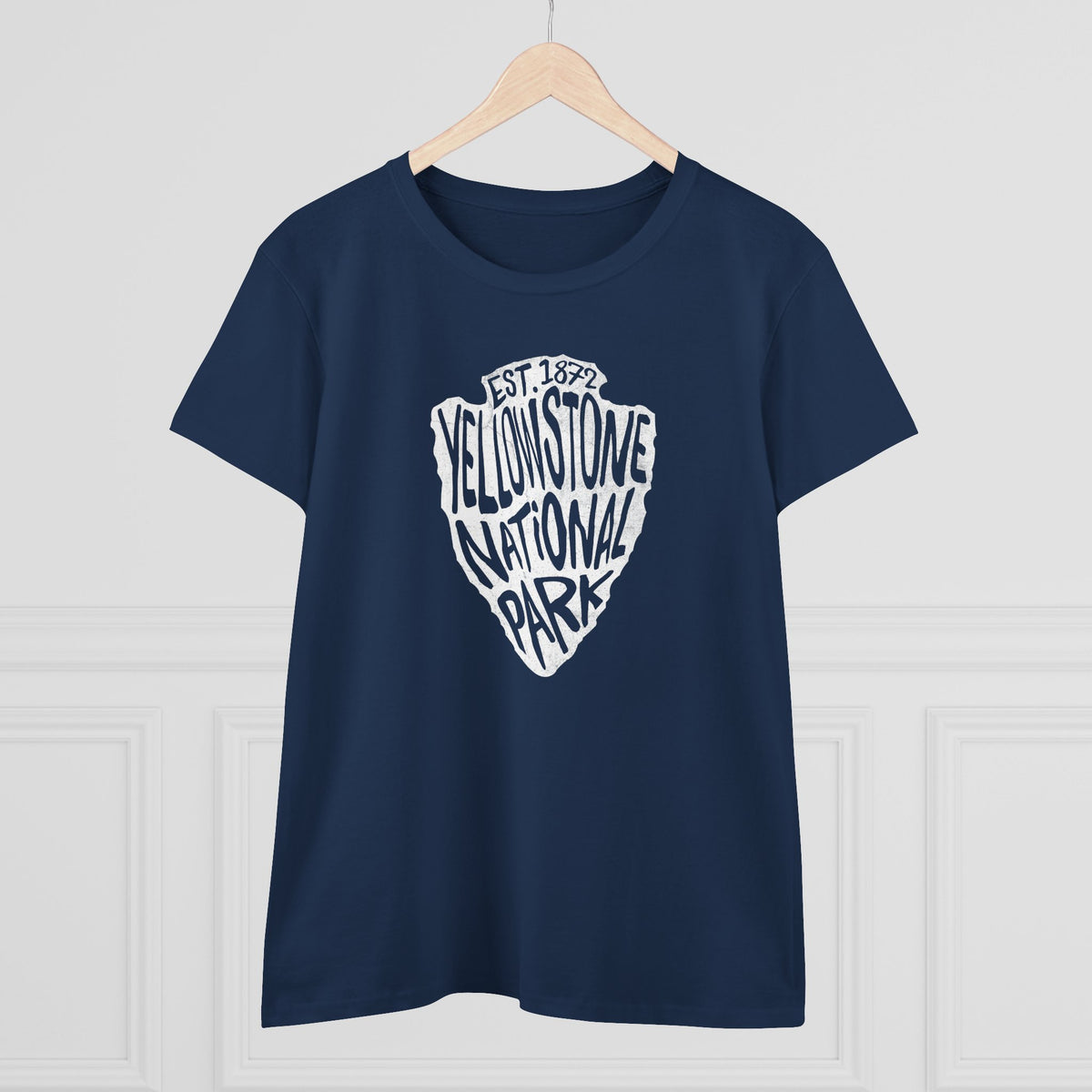 Yellowstone National Park Women's T-Shirt - Arrowhead Design