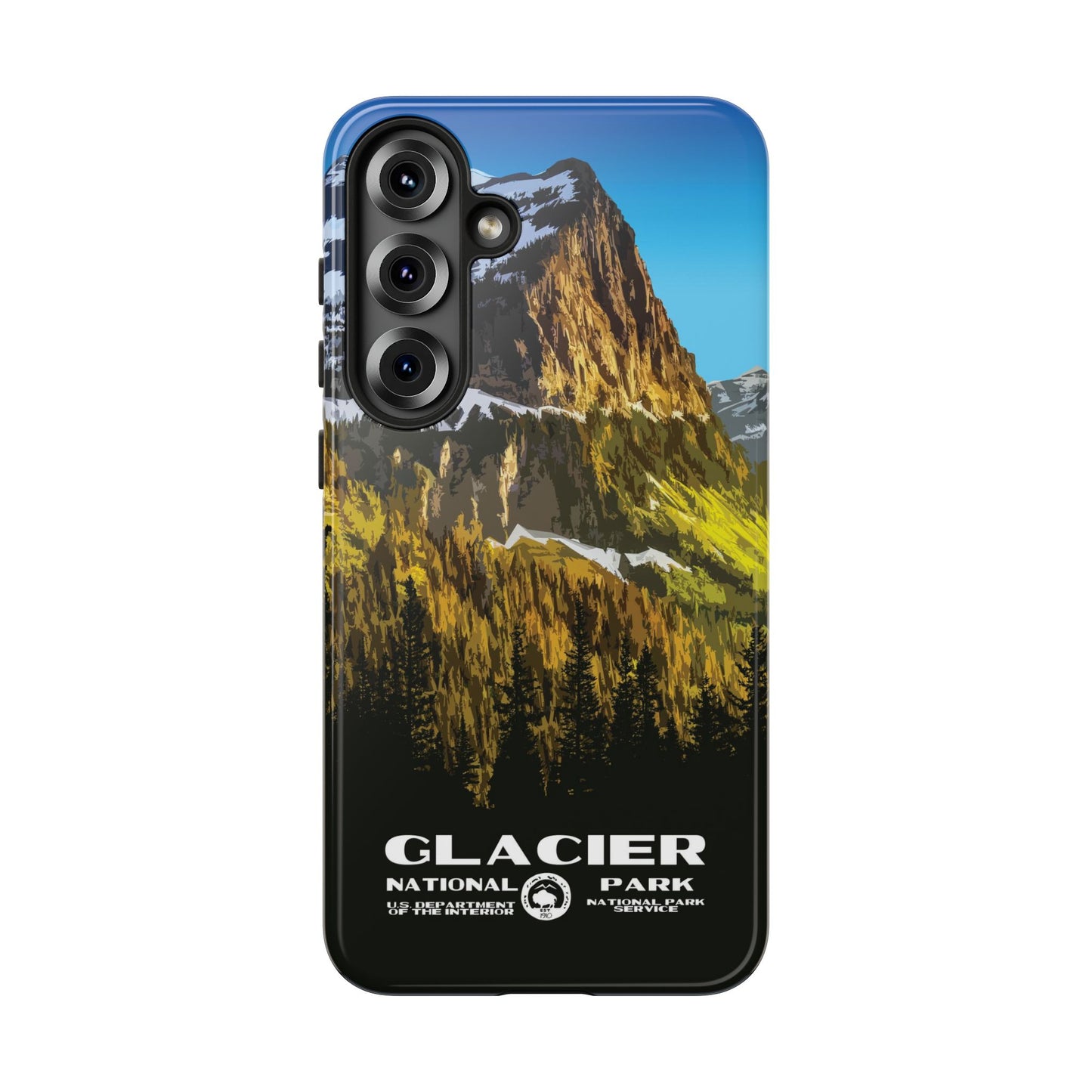 Glacier National Park Phone Case - WPA Style