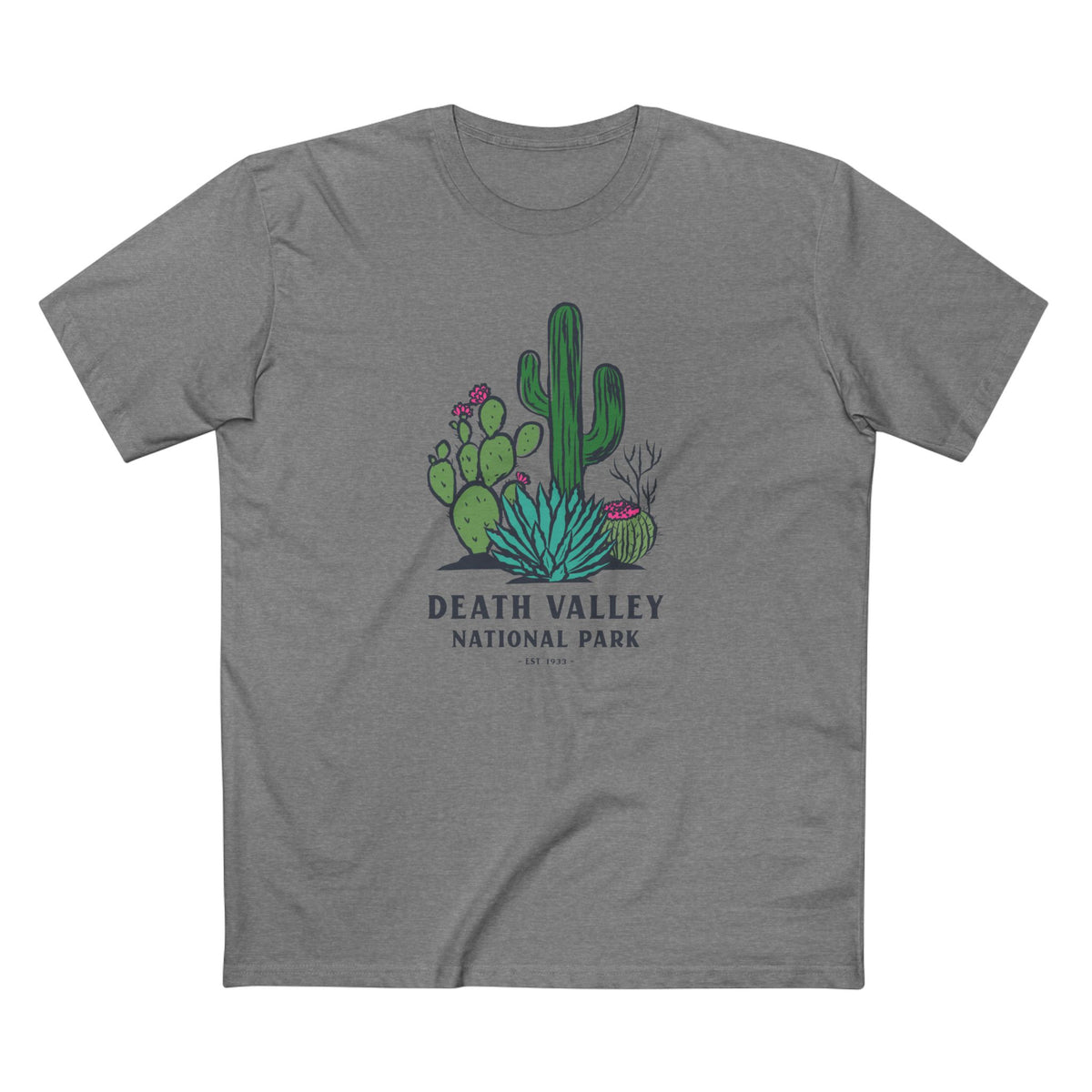 Death Valley National Park T-Shirt - Plants in Athletic Heather