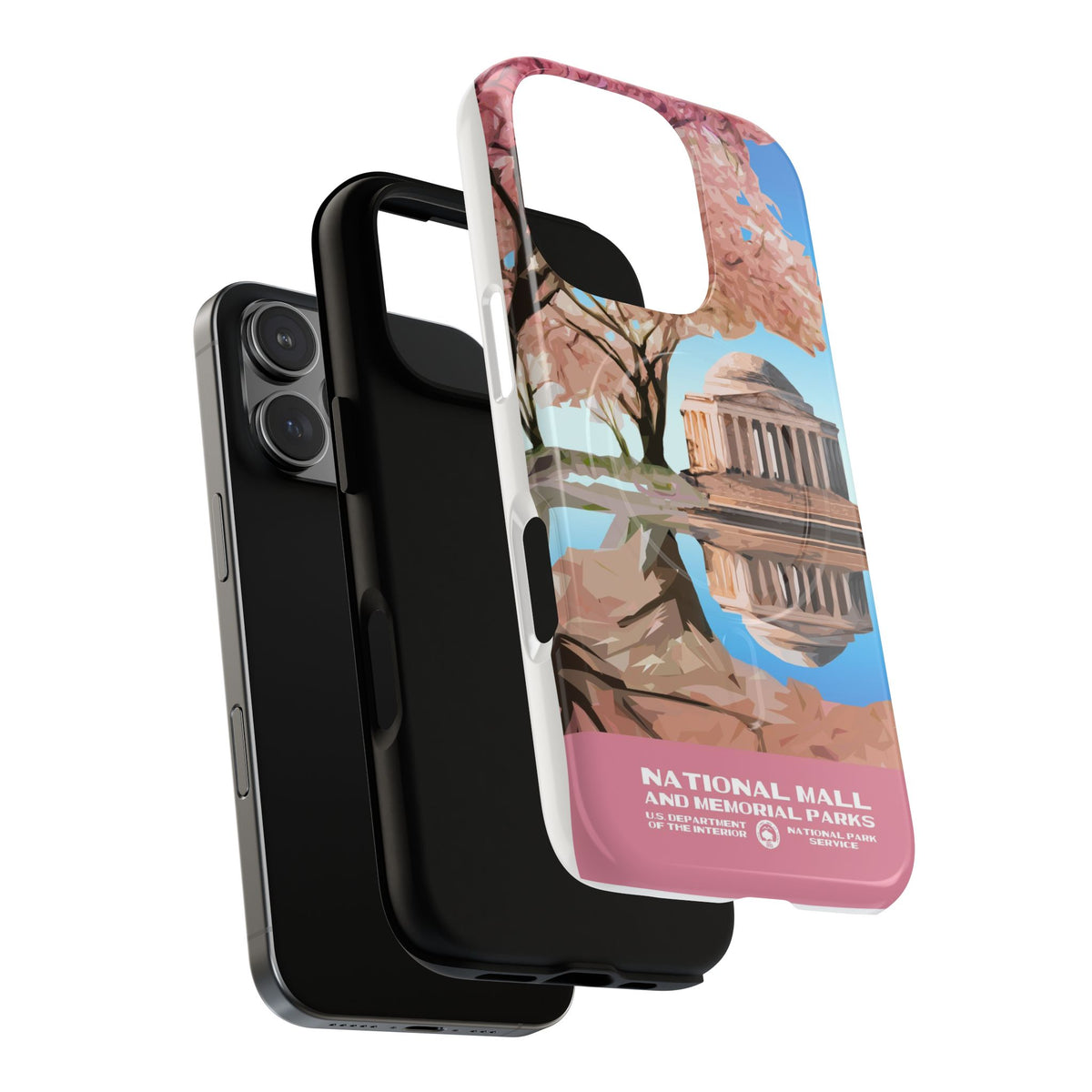 National Mall Washington DC iPhone Case with MagSafe - WPA Design
