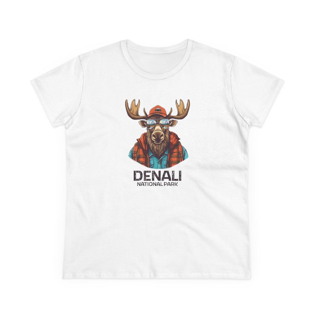 Denali National Park Women's T-Shirt - Cool Moose