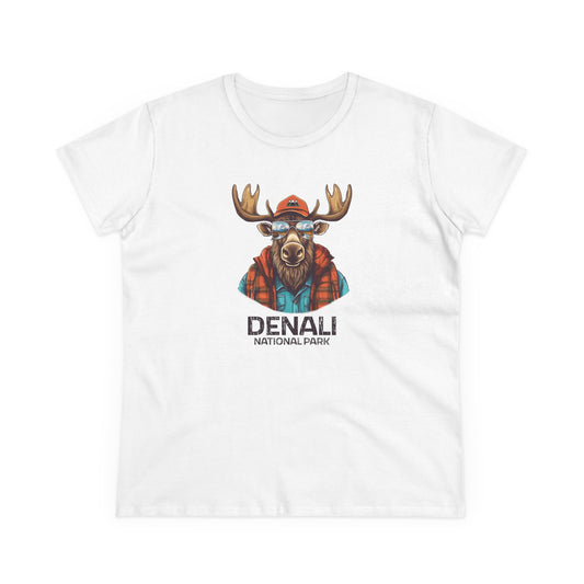 Denali National Park Women's T-Shirt - Cool Moose