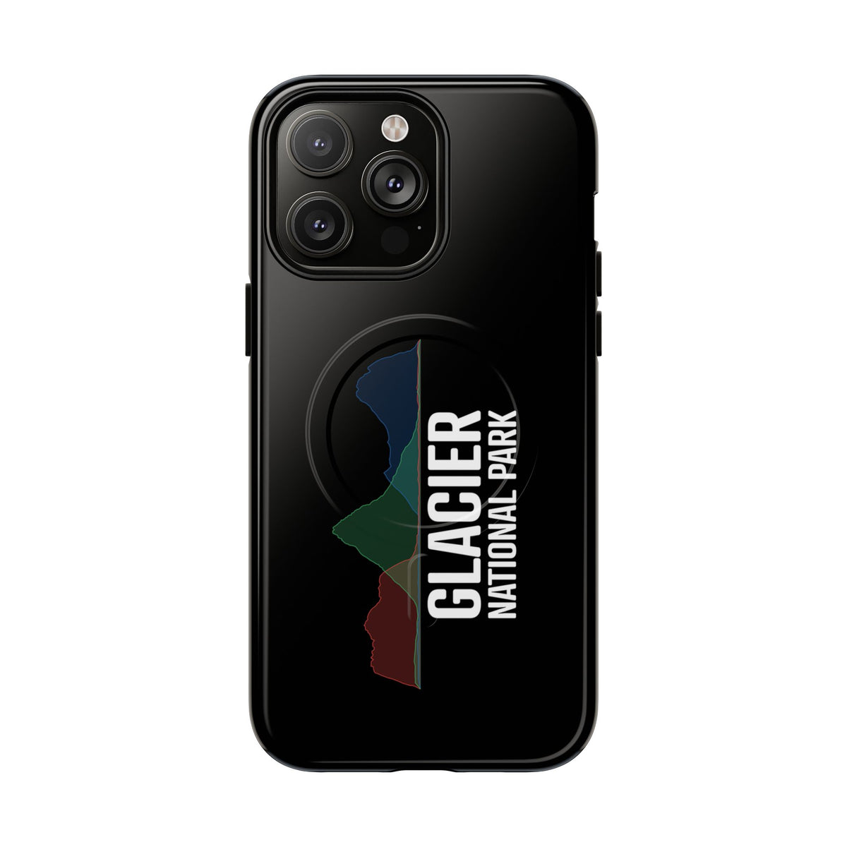 Glacier National Park iPhone Case with MagSafe - Histogram Design