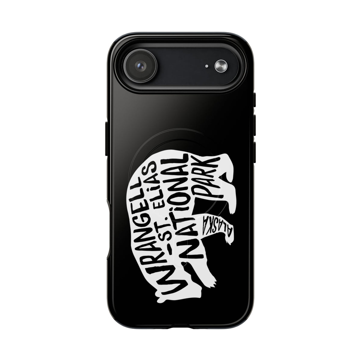 Wrangell - St. Elias National Park iPhone Case with MagSafe - Grizzly Bear Design
