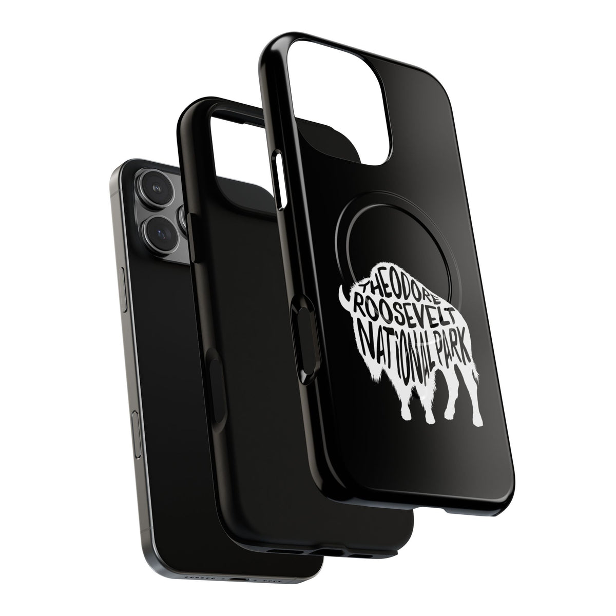 Theodore Roosevelt National Park iPhone Case with MagSafe - Bison Design