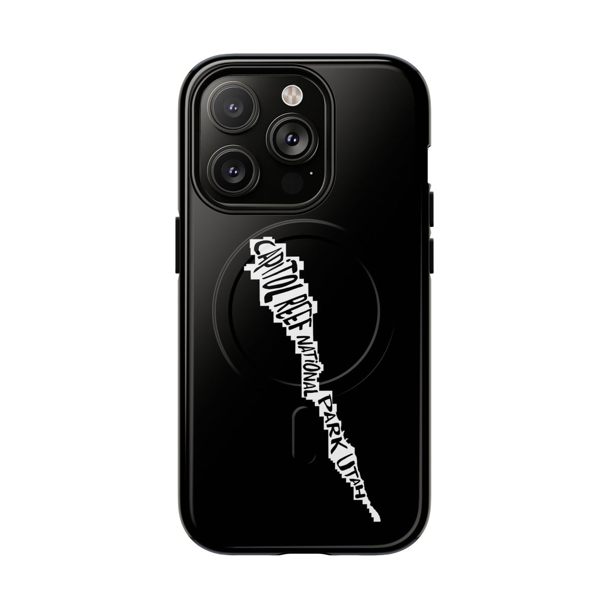 Capitol Reef National Park iPhone Case with MagSafe - Map Design