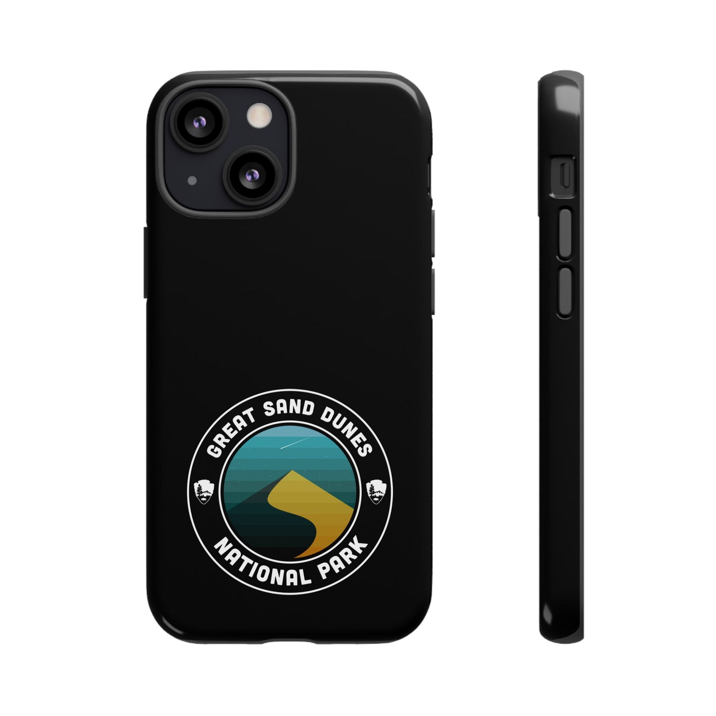 Great Sand Dunes National Park Phone Case - Round Emblem Design