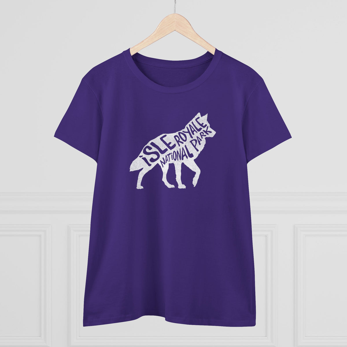 Isle Royale National Park Women's T-Shirt - Wolf