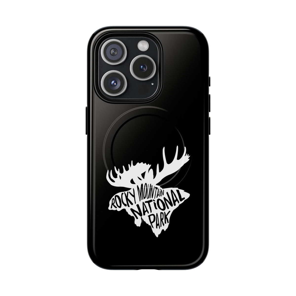 Rocky Mountain National Park iPhone Case with MagSafe - Moose Design