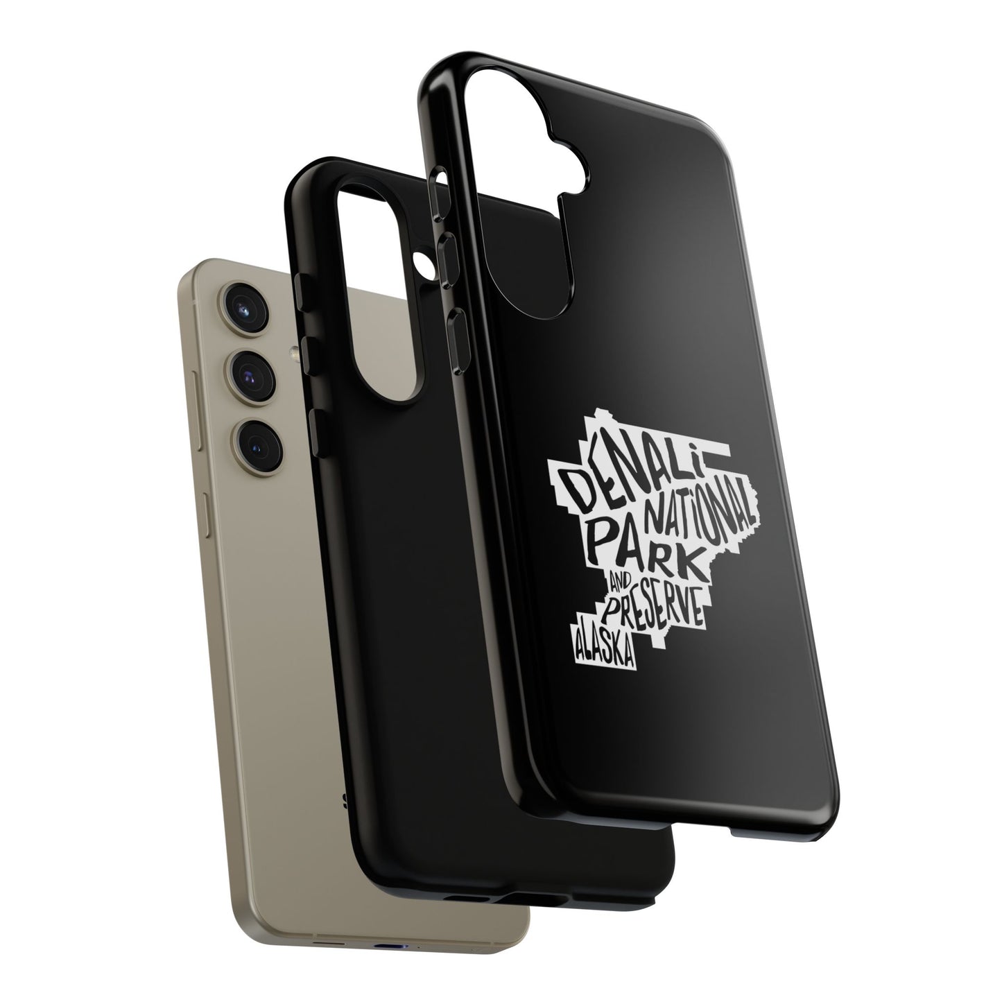 Denali National Park Phone Case - Map Design