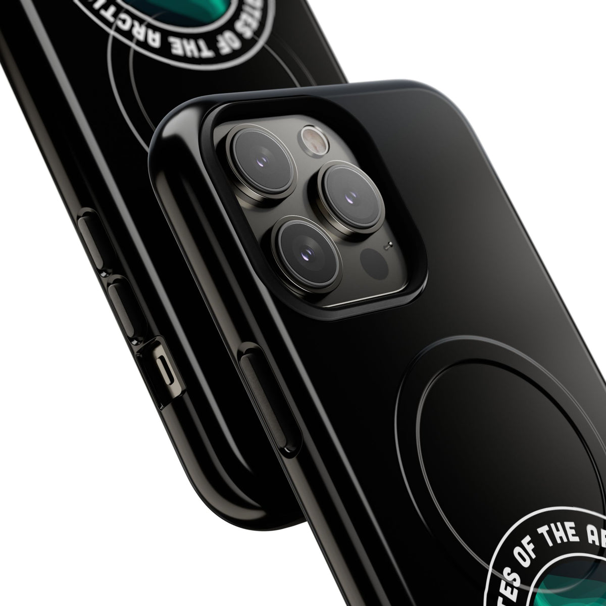 Gates of the Arctic National Park iPhone Case with MagSafe - Round Emblem Design