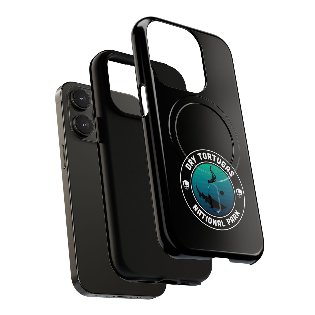 Dry Tortugas National Park iPhone Case with MagSafe - Round Emblem Design