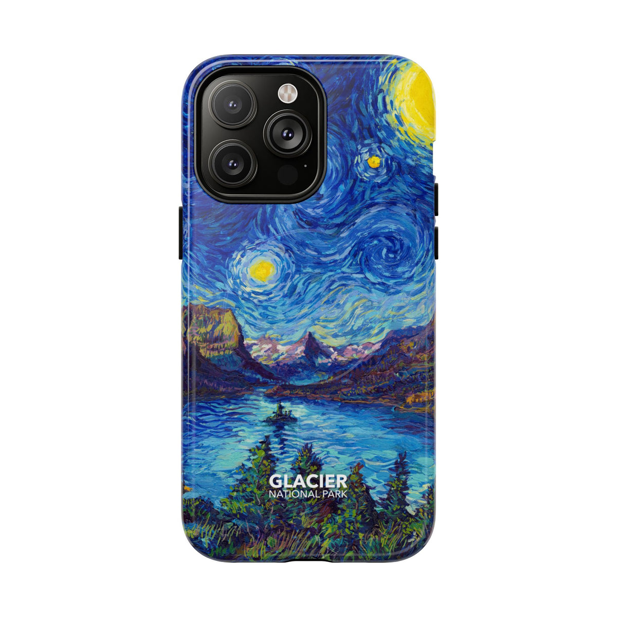 Glacier National Park iPhone Case with MagSafe - Starry Night