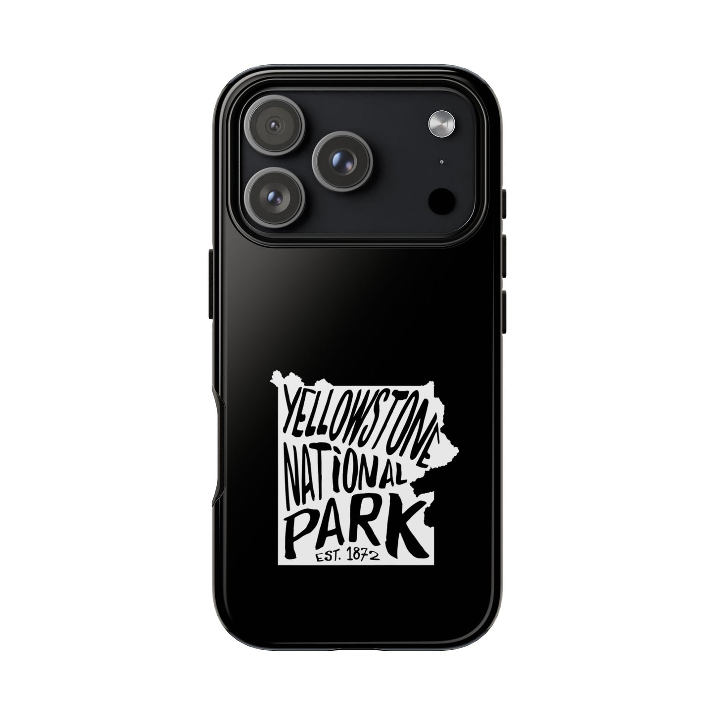Yellowstone National Park Phone Case - Map Design