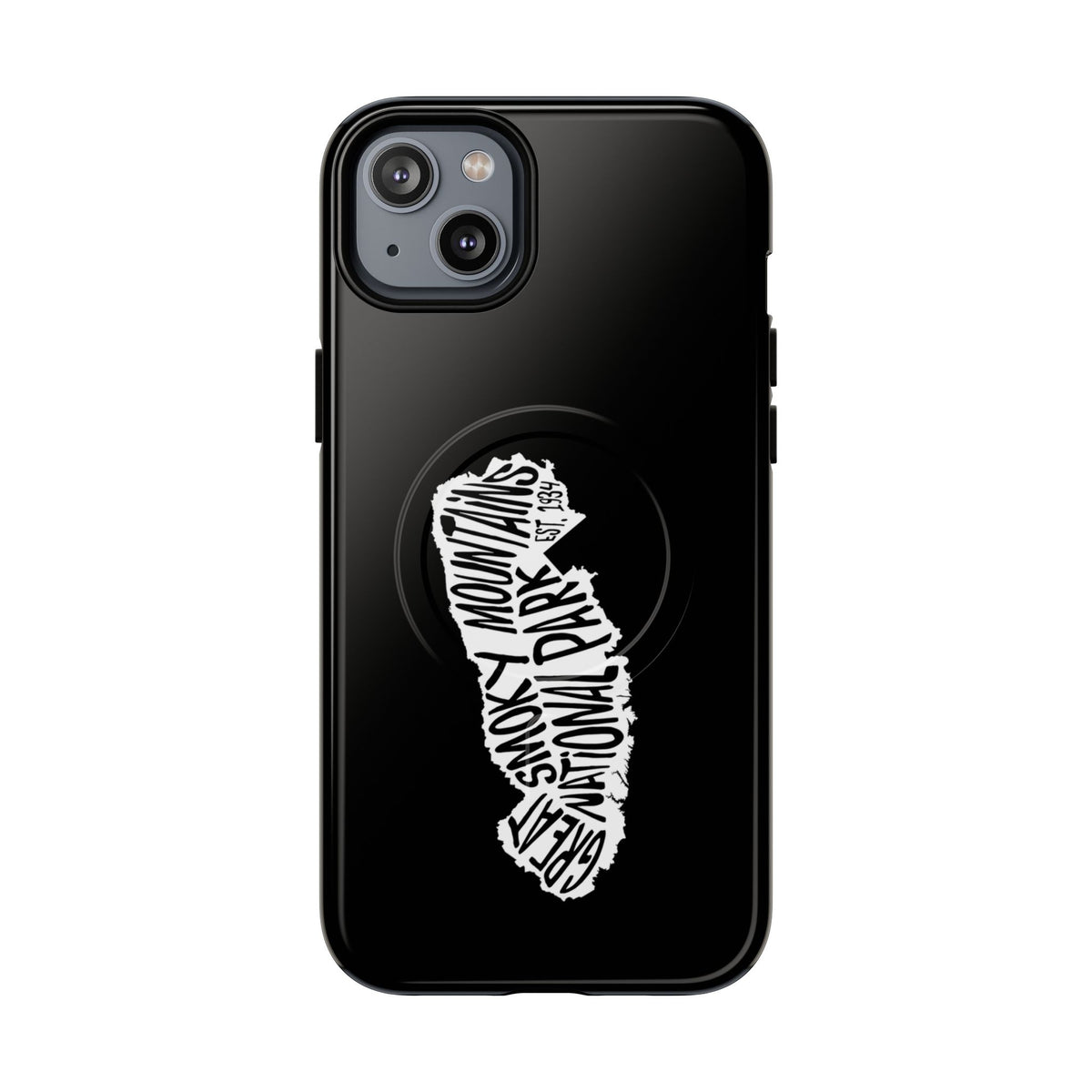 Great Smoky Mountains National Park iPhone Case with MagSafe - Map Design