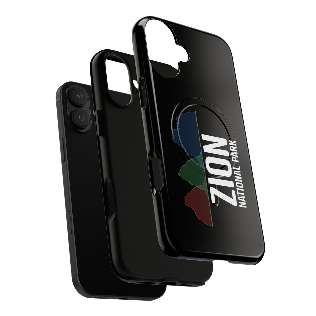 Zion National Park iPhone Case with MagSafe - Histogram Design