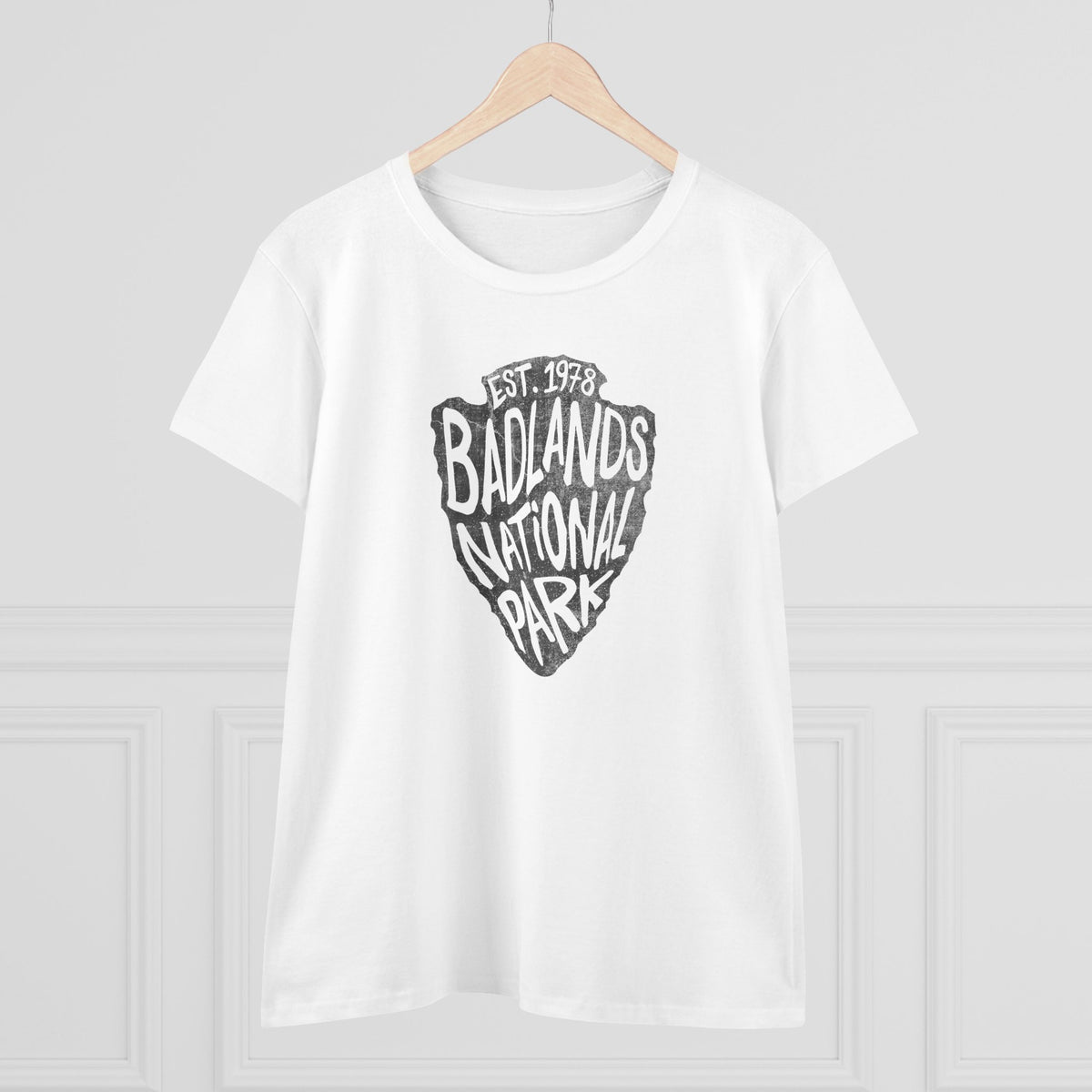 Badlands National Park Women's T-Shirt - Arrowhead Design