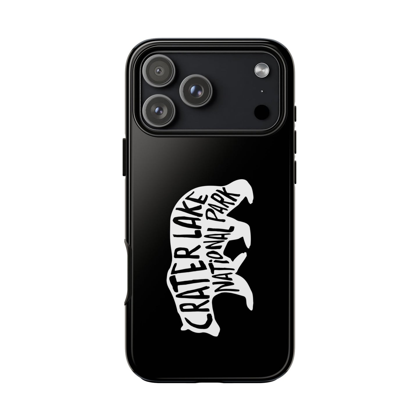 Crater Lake National Park Phone Case - Black Bear Design