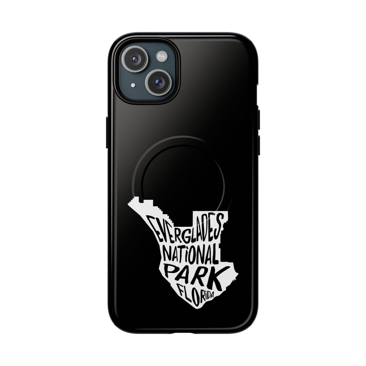 Everglades National Park iPhone Case with MagSafe - Map Design