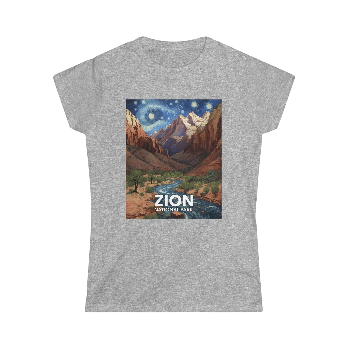 Zion National Park T-Shirt - Women's Starry Night