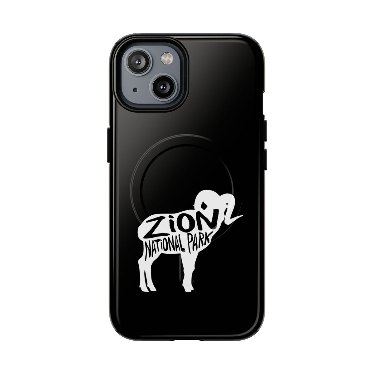 Zion National Park iPhone Case with MagSafe - Bighorn Sheep Design