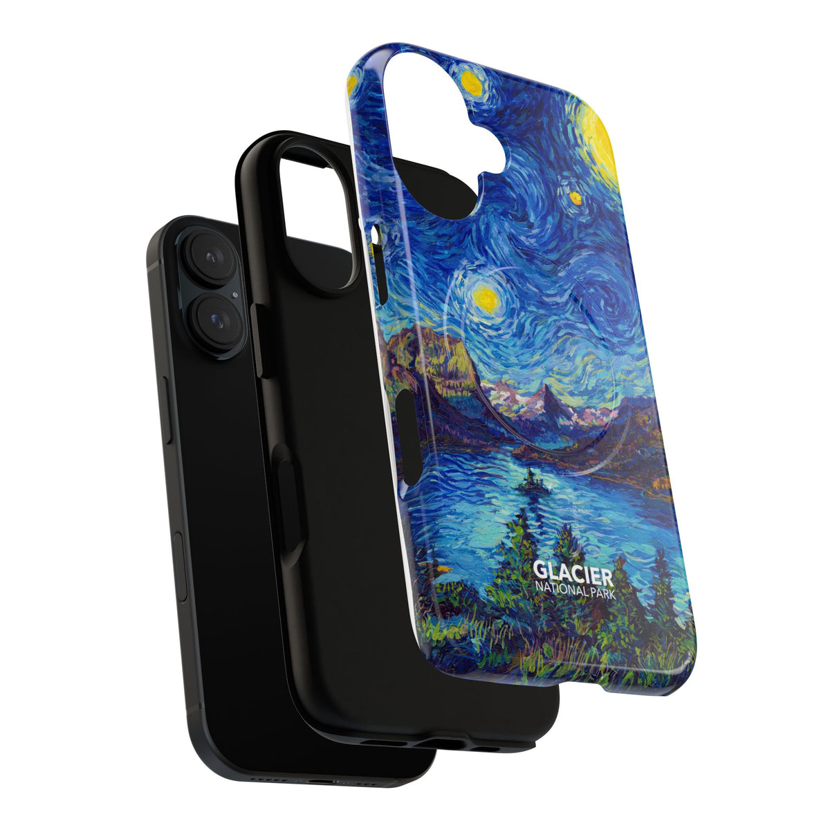 Glacier National Park iPhone Case with MagSafe - Starry Night