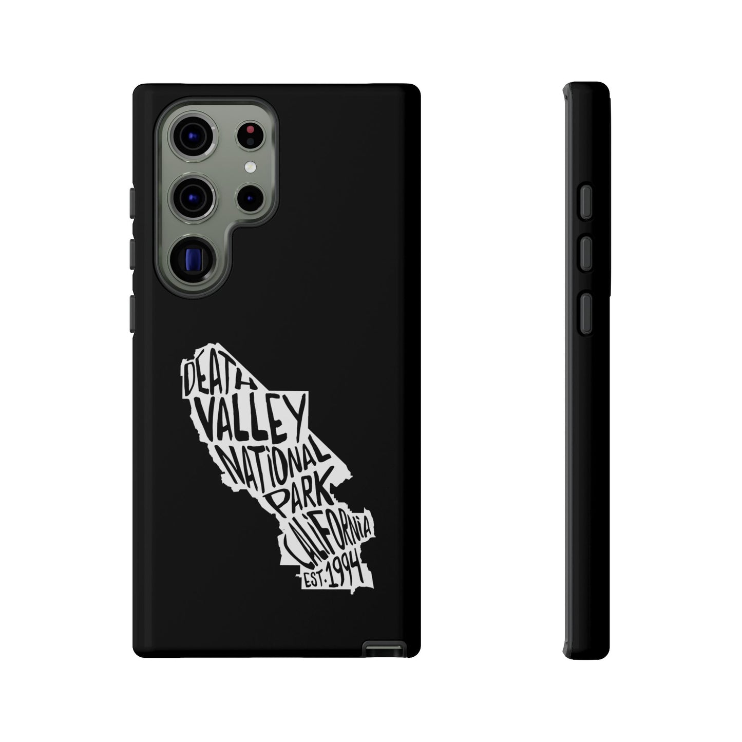 Death Valley National Park Phone Case - Map Design