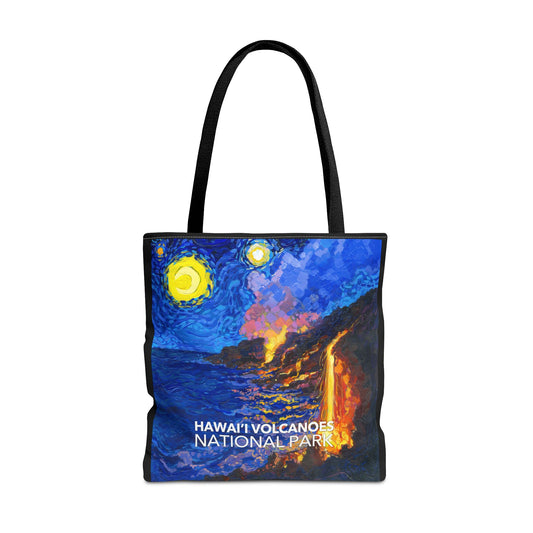 Hawai'i Volcanoes National Park Tote Bag - Starry Night Large