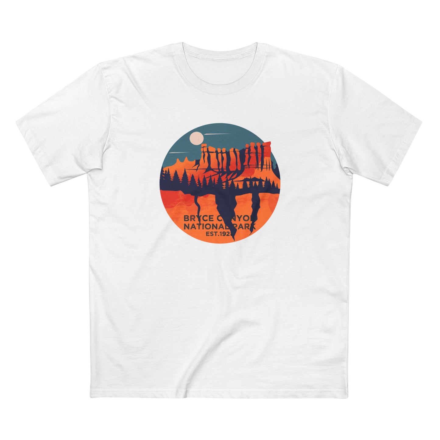 Bryce Canyon National Park T-Shirt - High Hoodoos in White