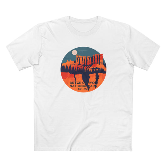 Bryce Canyon National Park T-Shirt - High Hoodoos in White