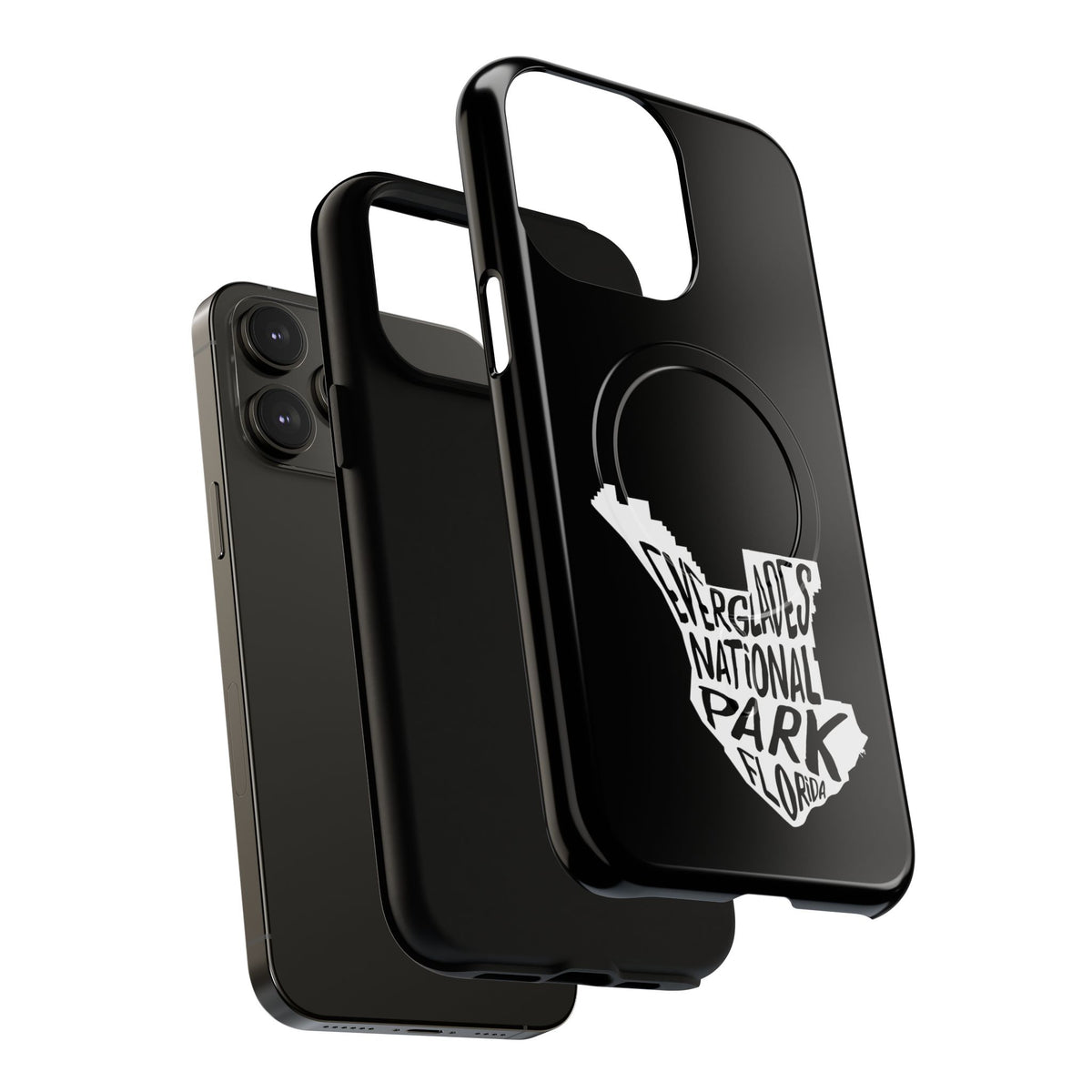 Everglades National Park iPhone Case with MagSafe - Map Design