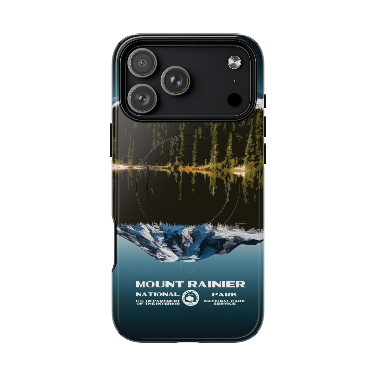Mount Rainier National Park iPhone Case with MagSafe - WPA Design