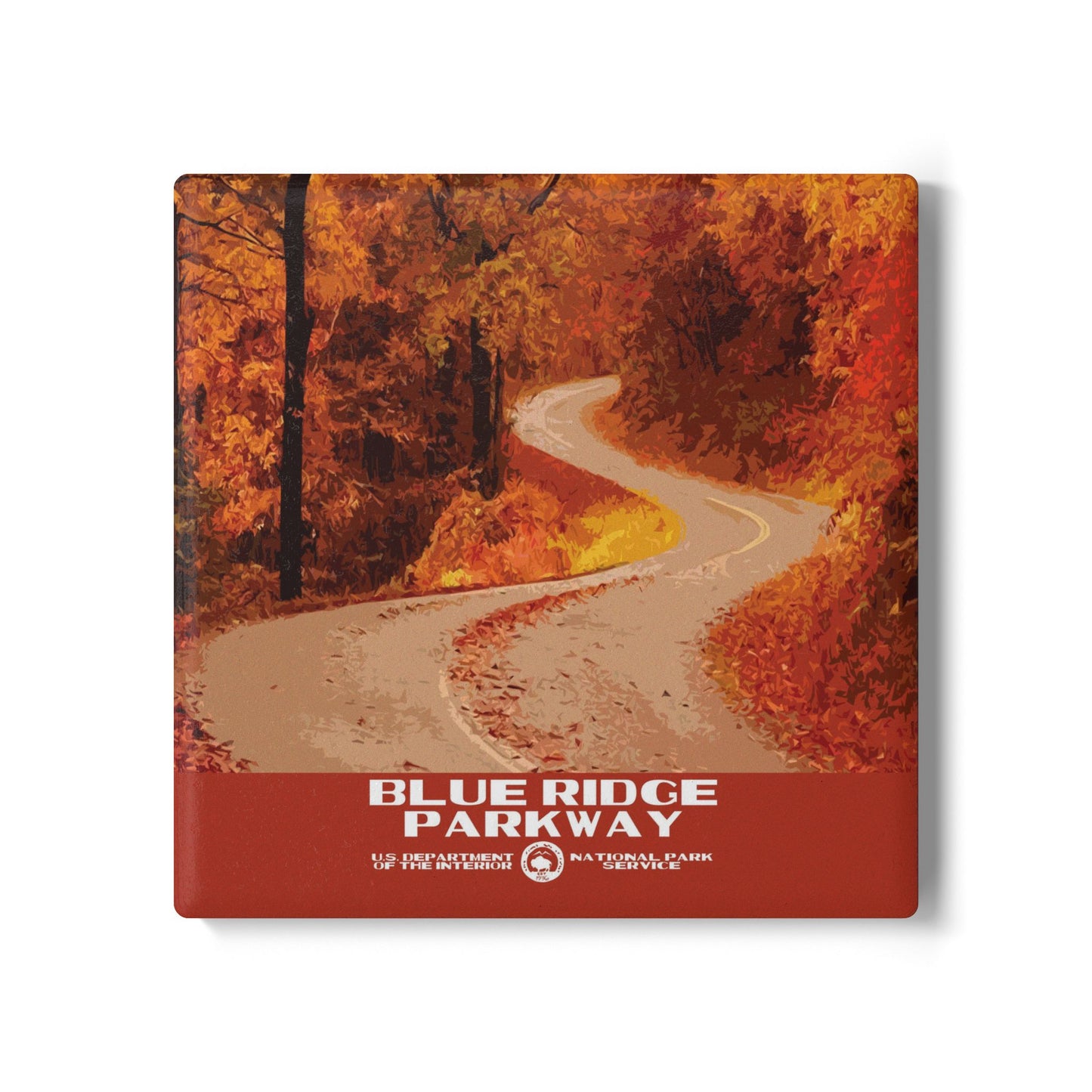 Blue Ridge Parkway Ceramic Coaster