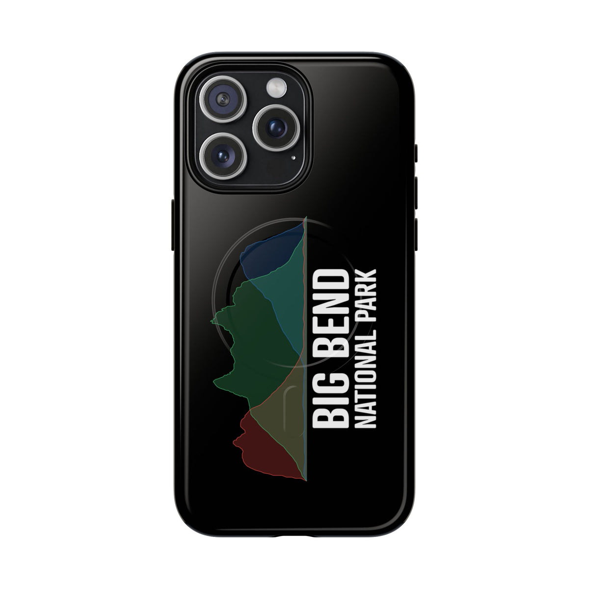 Big Bend National Park iPhone Case with MagSafe - Histogram Design