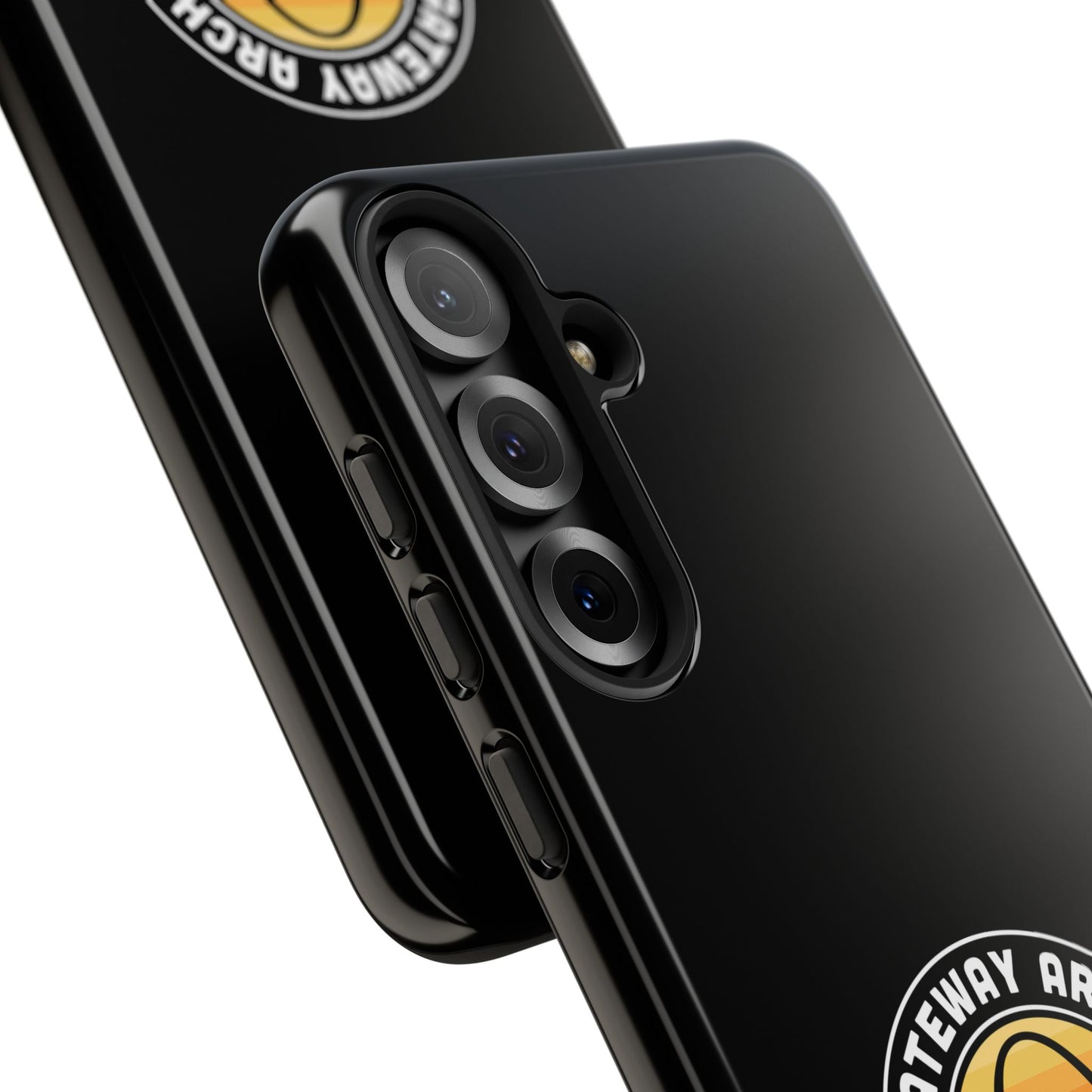 Gateway Arch National Park Phone Case - Round Emblem Design