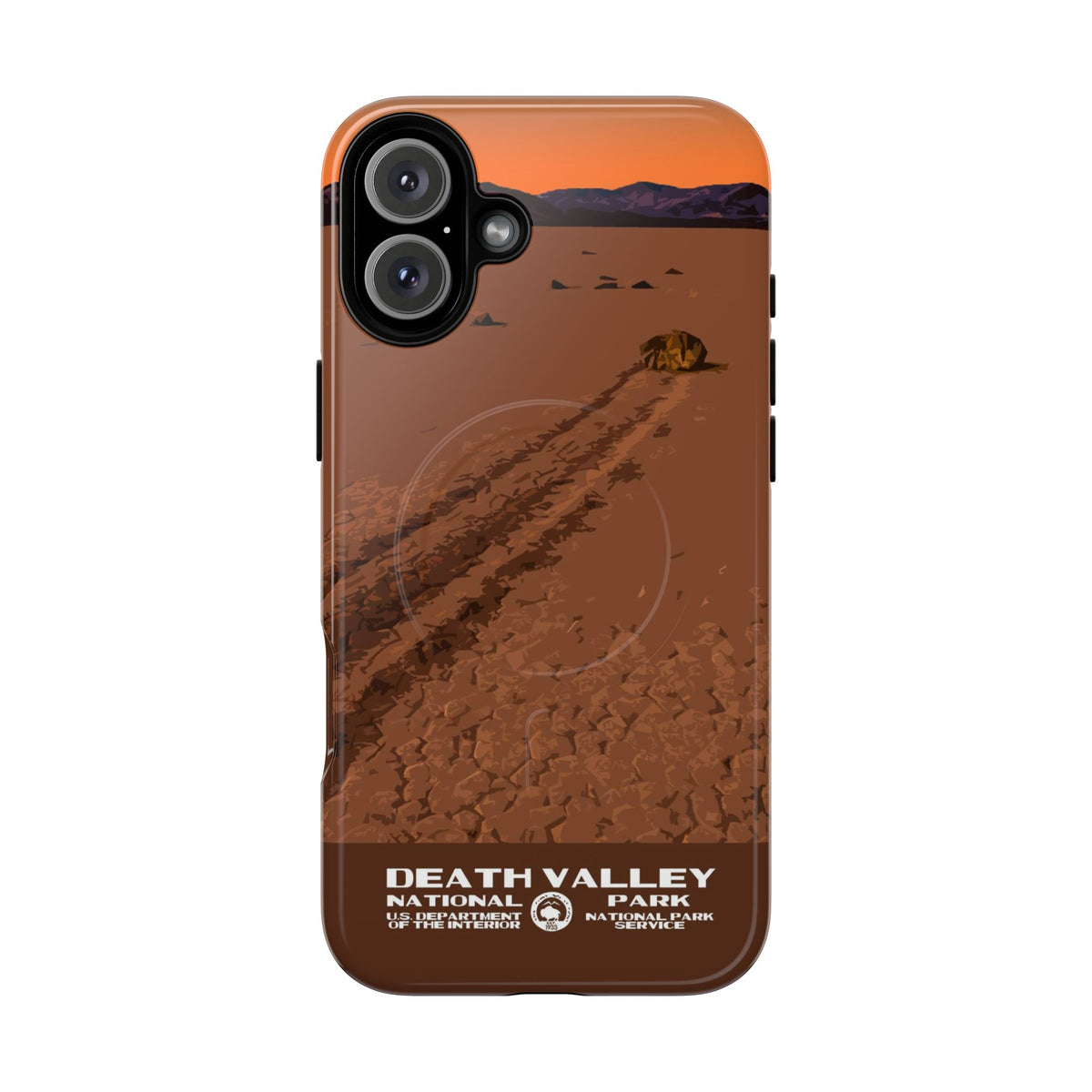 Death Valley National Park iPhone Case with MagSafe - Racetrack Playa